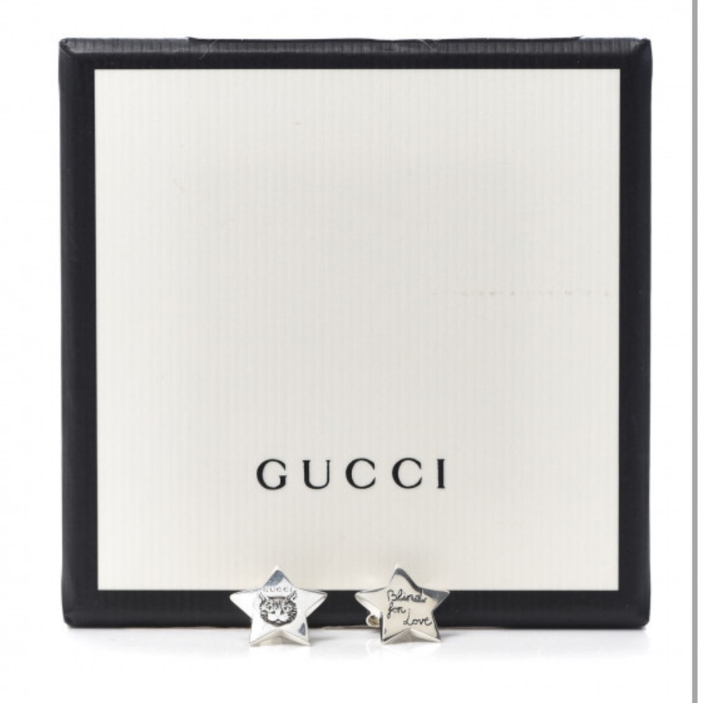 GUCCI STERLING SILVER EARRINGS